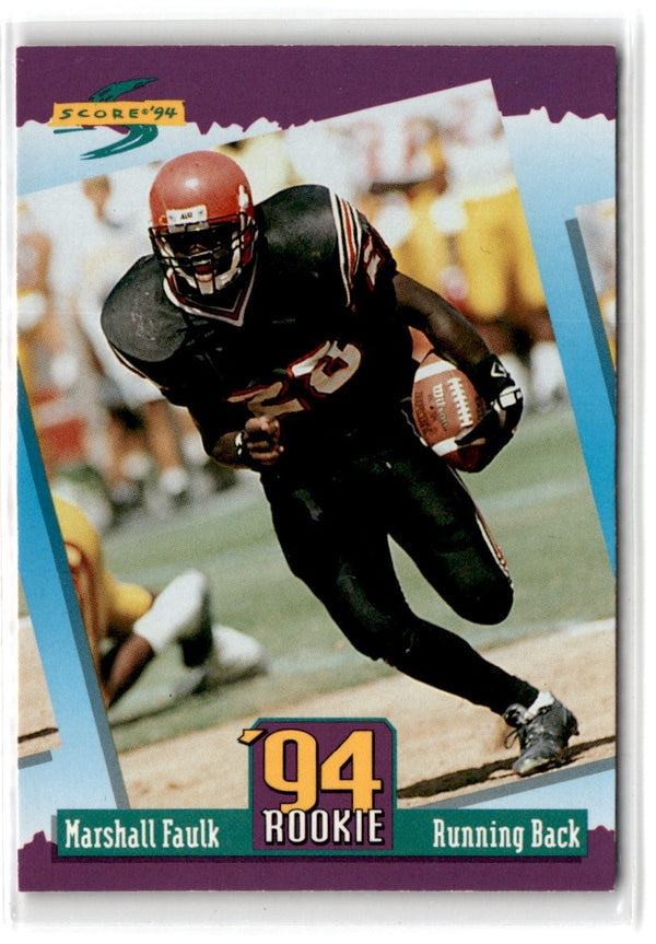 1994 Score Marshall Faulk #277 Rookie