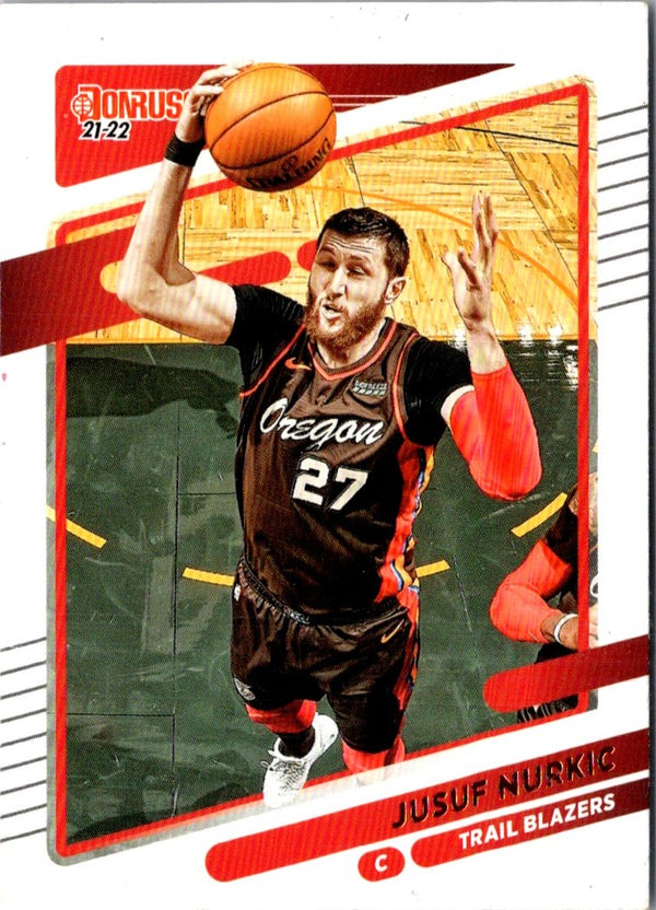 2021 Donruss Holo Red and Gold Laser Jusuf Nurkic #123