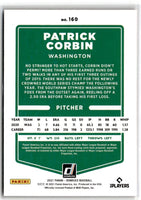 2021 Donruss Holo Red Patrick Corbin #160