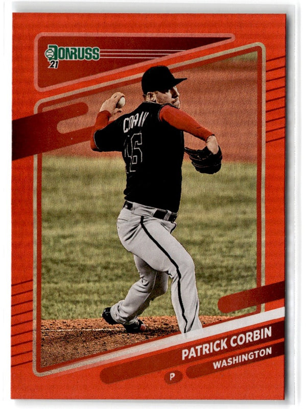 2021 Donruss Holo Red Patrick Corbin #160