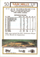 1992 Topps Sam Mills #50