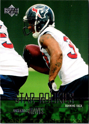 2003 Upper Deck Domanick Davis #225 Rookie