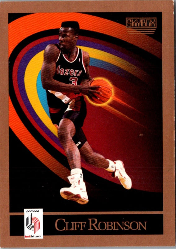 1990 SkyBox Cliff Robinson #239 Rookie