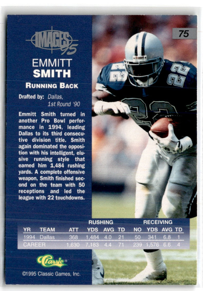 1996 Classic NFL Rookies Emmitt Smith