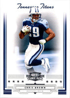 2006 Donruss Threads Chris Brown #93