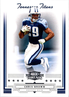 2006 Donruss Threads Chris Brown #93