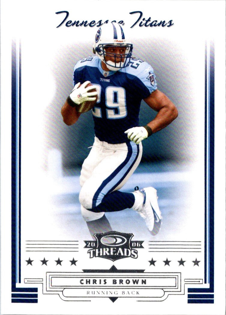 2006 Donruss Threads Chris Brown