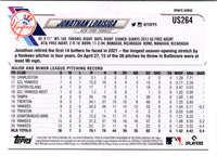 2021 Topps Update Jonathan Loaisiga #US264