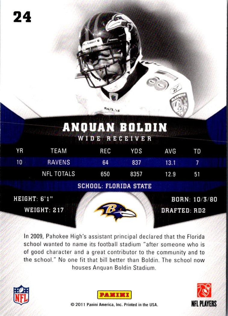 2011 Panini Gridiron Gear Anquan Boldin