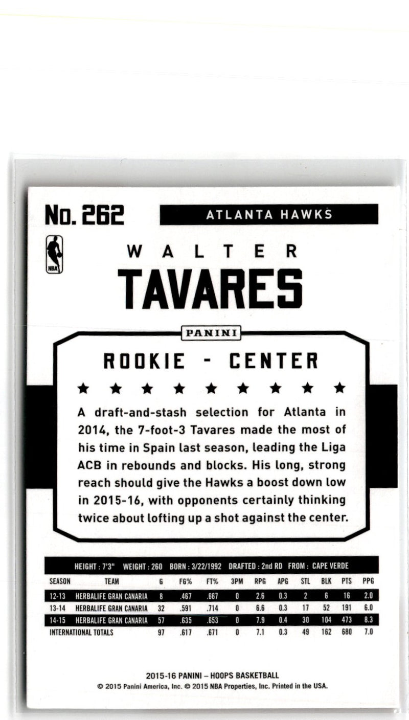 2015 Hoops Red Back Walter Tavares