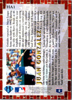 1994 Collector's Choice Home Run All-Stars Juan Gonzalez #HA1
