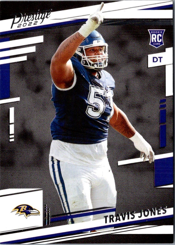 2022 Panini Prestige Travis Jones #358 Rookie