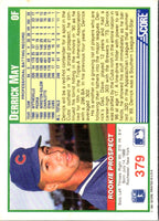 1991 Score Derrick May #379