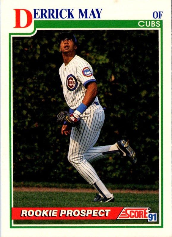 1991 Score Derrick May #379