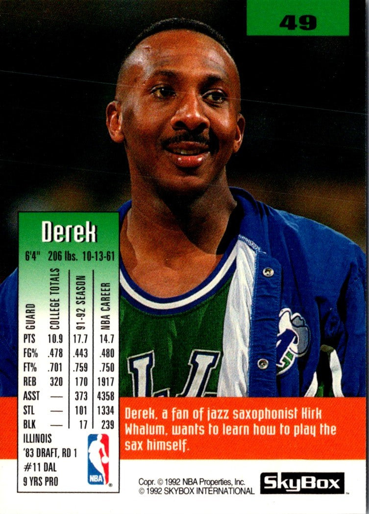 1992 SkyBox Derek Harper