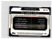 2014 Bowman Ice Tyrone Taylor #AITT