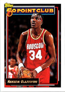 1992 Topps Hakeem Olajuwon