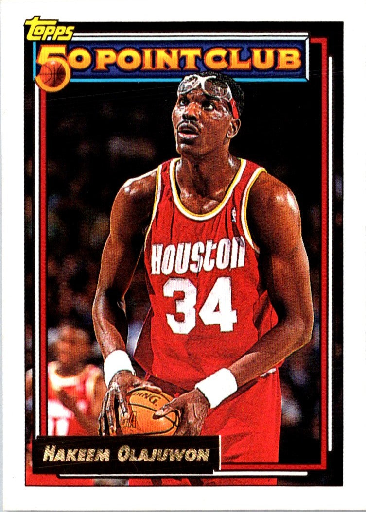 1992 Topps Hakeem Olajuwon