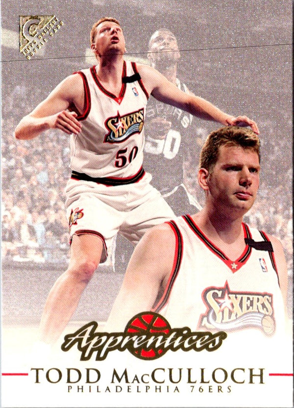 1999 Topps Gallery Todd MacCulloch #145 Rookie