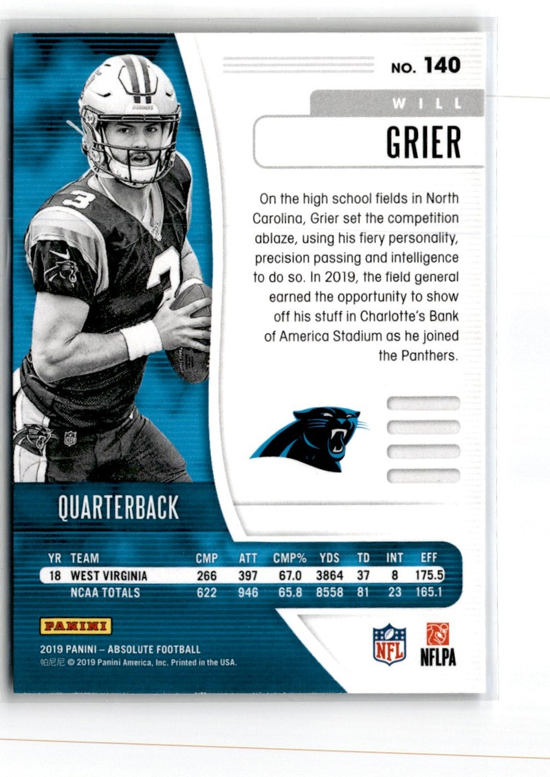 2019 Panini Will Grier