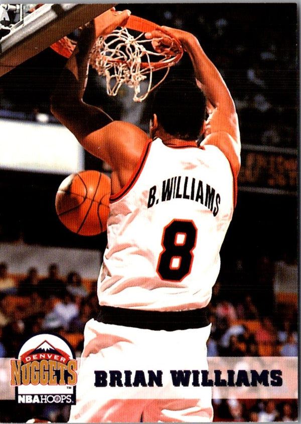 1993 Hoops Fifth Anniversary Gold Brian Williams #329