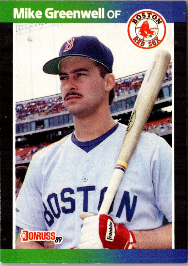 1989 Donruss Mike Greenwell #186