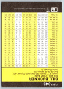 1986 Fleer Bill Buckner