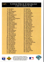 1995 Pacific Prisms Checklist Checklist Checklist(73-144) #2