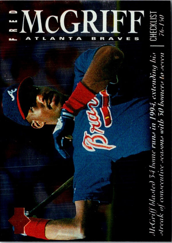 1995 Pacific Prisms Checklist Checklist Checklist(73-144) #2