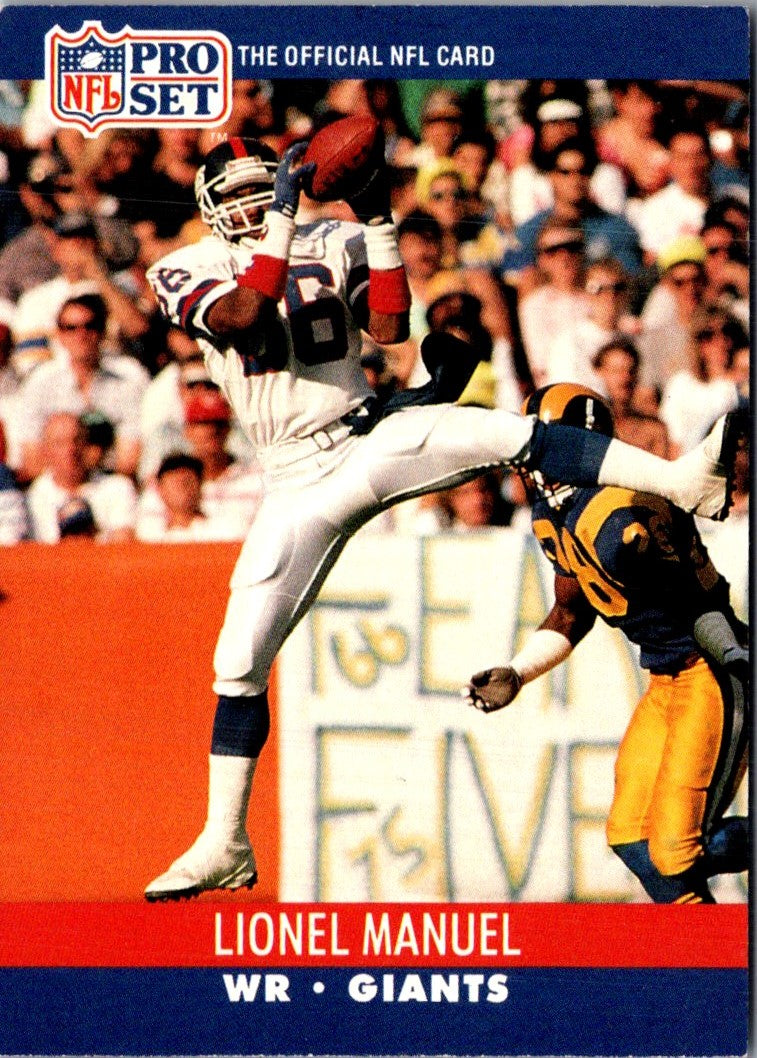 1990 Pro Set Lionel Manuel