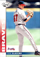 2002 Leaf Press Proofs Blue Tom Glavine #8