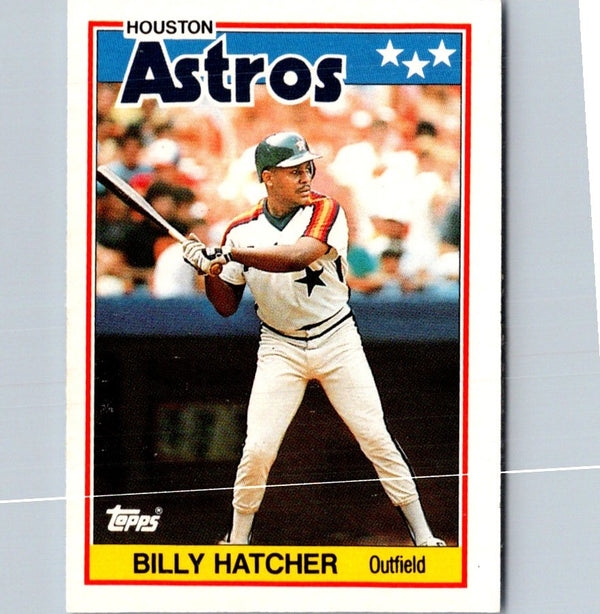 1988 Red Foley Stickers Billy Hatcher #30