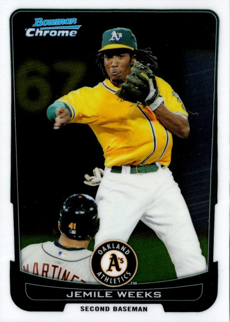 2012 Bowman Chrome Jemile Weeks