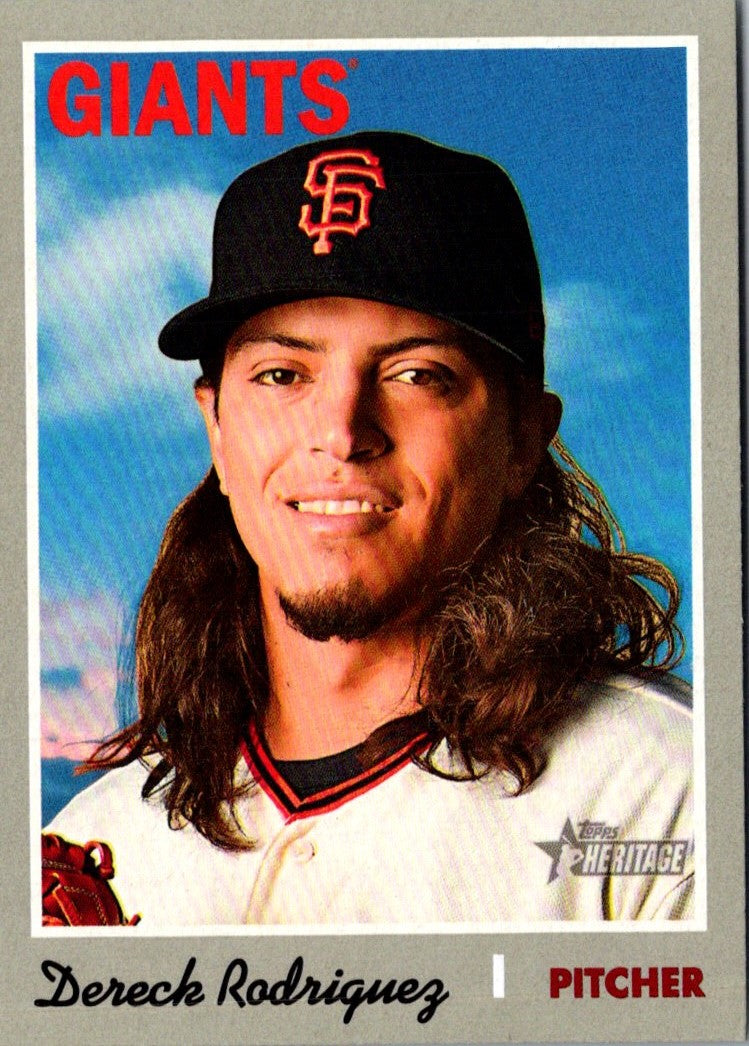 2019 Topps Heritage Dereck Rodriguez