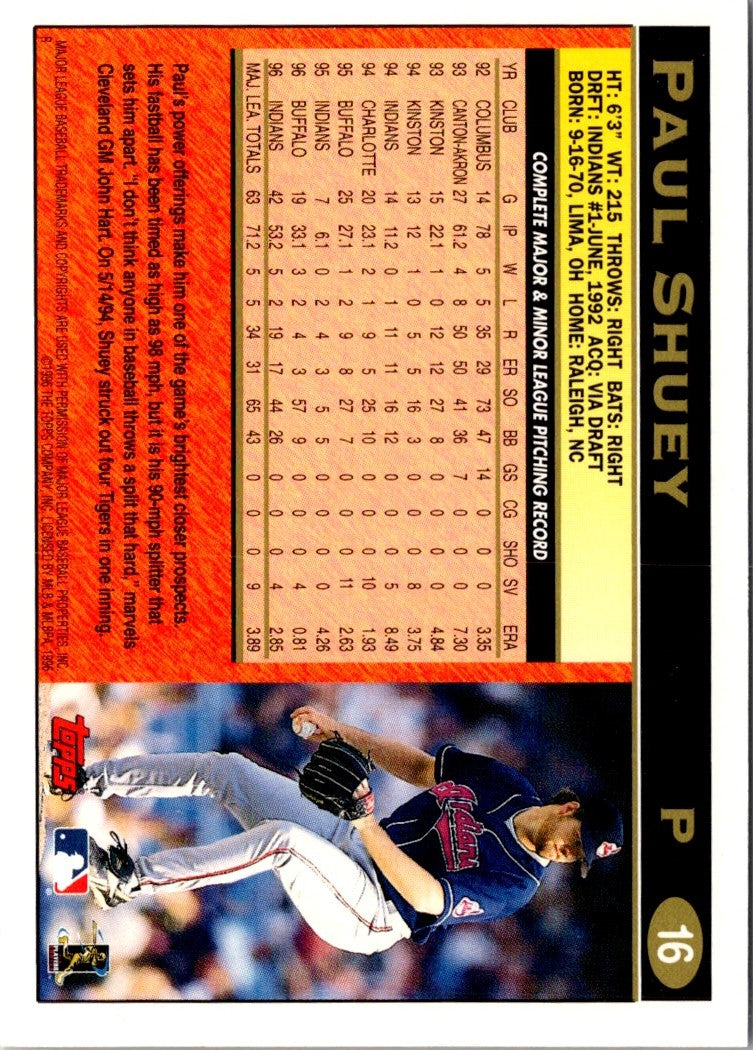 1997 Topps Paul Shuey