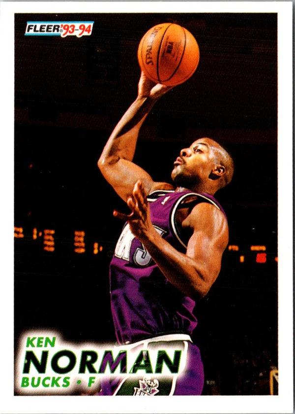 1993 Fleer Ken Norman #322