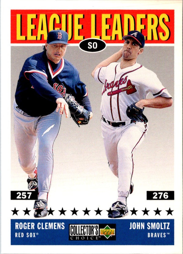 1997 Collector's Choice John Smoltz/Roger Clemens #61