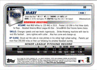2020 Bowman Chrome Brendan McKay #80 Rookie