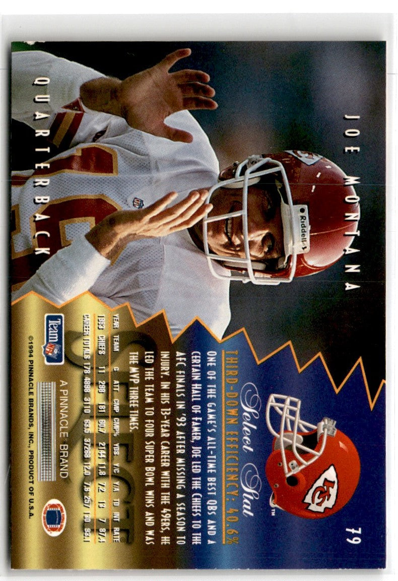 1995 Upper Deck Joe Montana Box Set Joe Montana