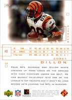 2001 Upper Deck Pros & Prospects Corey Dillon #20