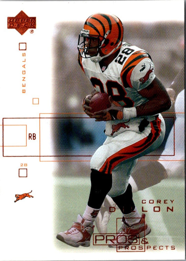 2001 Upper Deck Pros & Prospects Corey Dillon #20