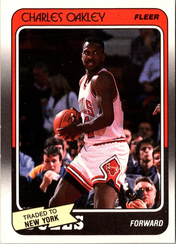 1988 Fleer Charles Oakley #18