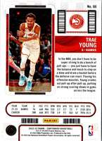 2022 Panini Contenders Game Ticket Red Trae Young #66