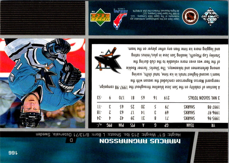 1998 Upper Deck Marcus Ragnarsson