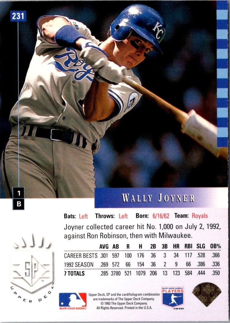 1993 SP Wally Joyner