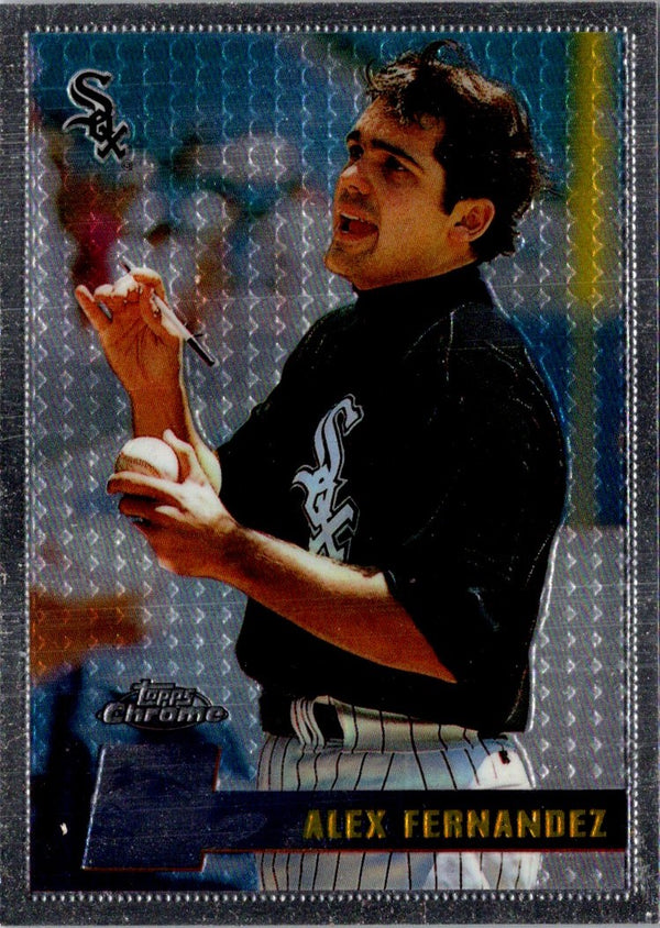 1996 Topps Chrome Alex Fernandez #62