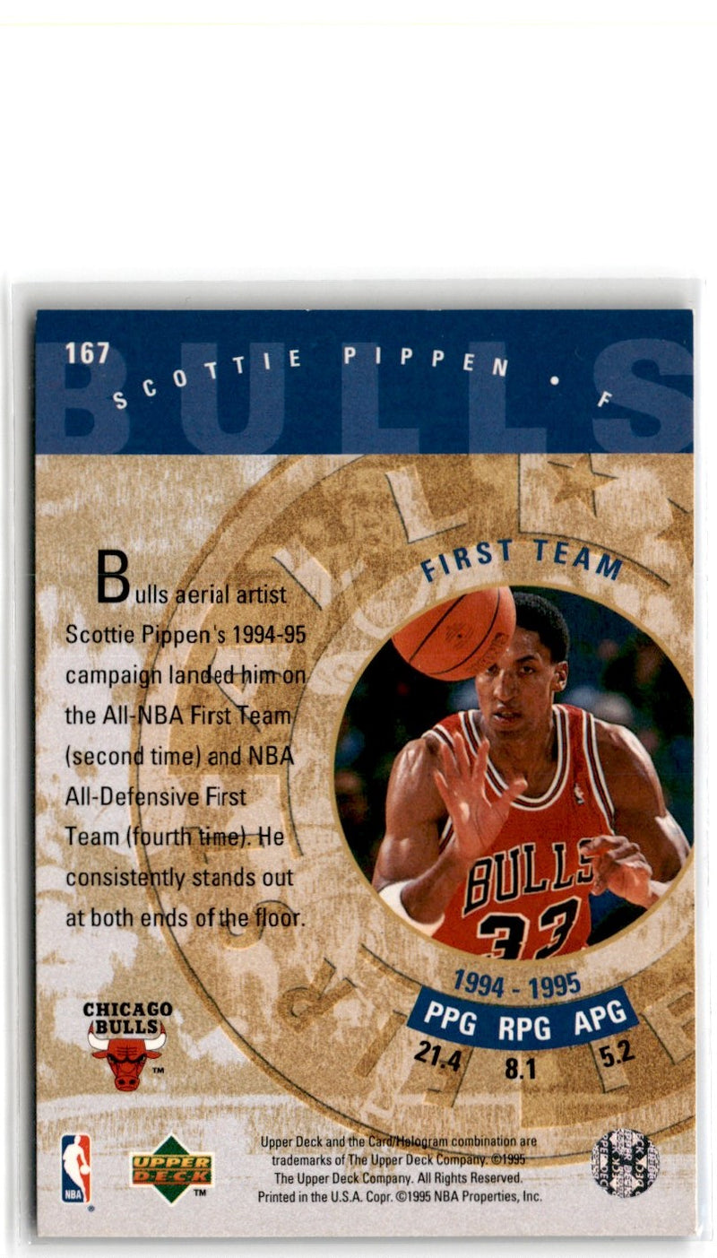 1995 Upper Deck Electric Court Scottie Pippen