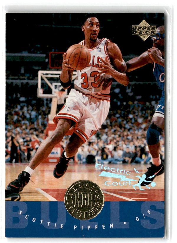 1995 Upper Deck Electric Court Scottie Pippen #167