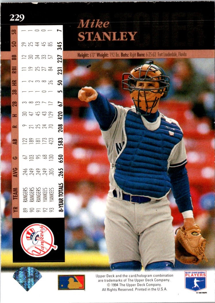 1994 Topps Mike Stanley #