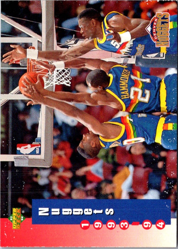 1993 Upper Deck Denver Nuggets #216